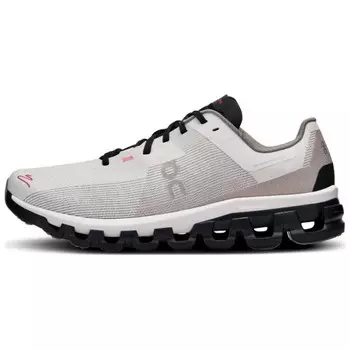 Кроссовки On Cloudflow 4 DISTANCE 'White Black', серый