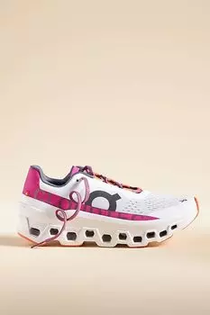 Кроссовки On Cloudmonster, белый/розовый