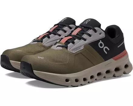 Кроссовки On Cloudrunner 2 Waterproof, цвет Olive/Mahogany