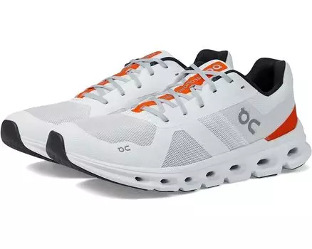 Кроссовки On Cloudrunner, цвет Undyed White/Flame