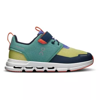 Кроссовки On Kid's Cloud Play, цвет Green/Acacia