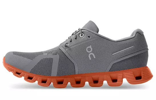 Кроссовки On Running Cloud 5 Zinc Grey CanyOn Orange