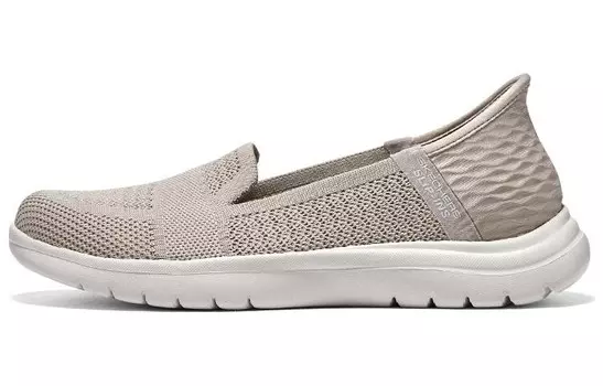 Кроссовки On-The-GO Flex Lifestyle женские с низким верхом коричневого цвета Skechers