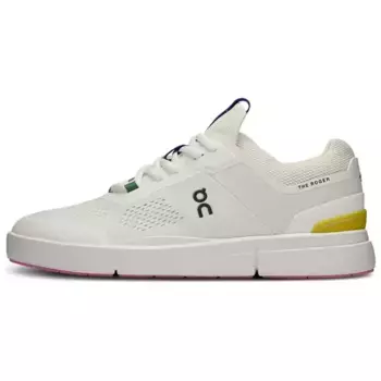 Кроссовки On THE ROGER Lifestyle Shoes Women's Low-top Yellow/blue, белый