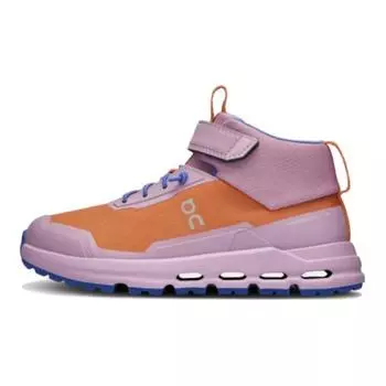 Кроссовки On Waterproof Kids Outdoor Shoes Kids Mid-top Copper/lavender Purple, фиолетовый