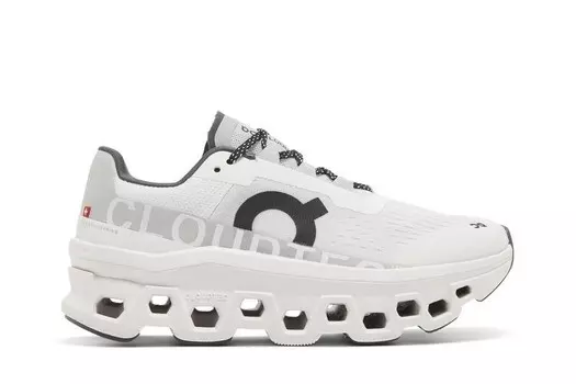 Кроссовки ON Wmns Cloudmonster White Black, белый