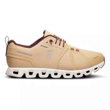 Кроссовки On Women's Cloud 5 Waterproof, цвет Savannah/Ivory