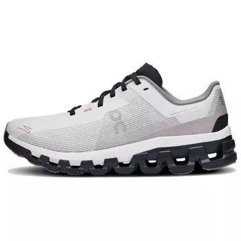 Кроссовки On Women's Cloudflow 4 DISTANCE 'White Black', серый/белый