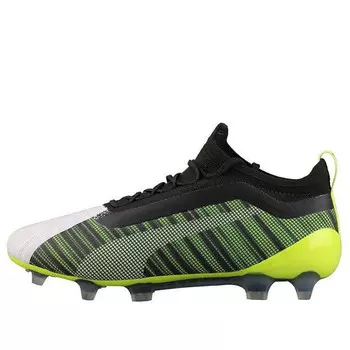 Кроссовки one 5.1 fg firm ground 'black yellow' Puma, черный