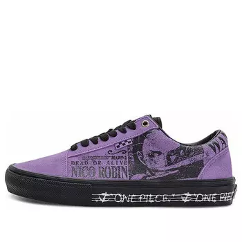 Кроссовки one piece x skate old skool 'nico robin' Vans, фиолетовый