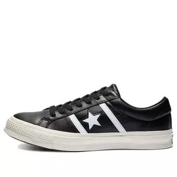 Кроссовки one star academy leather ox 'black' Converse, черный