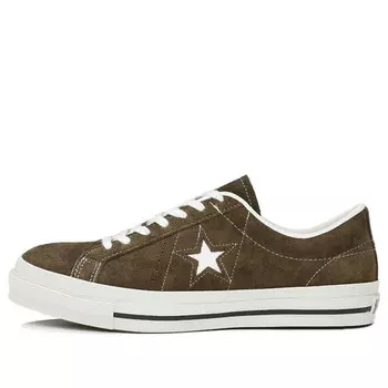 Кроссовки one star j suede 'green white' Converse, зеленый