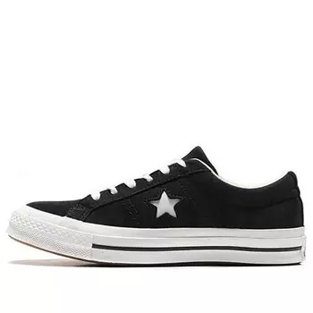 Кроссовки one star ox 'black egret' Converse, черный