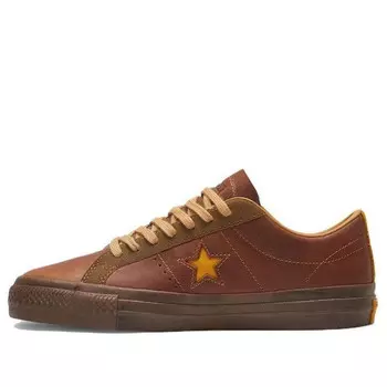 Кроссовки one star pro low 'mid autumn festival - brown' Converse, бежевый