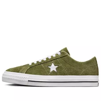 Кроссовки one star pro 'olive green white' Converse, зеленый