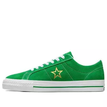 Кроссовки one star pro ox 'green' Converse, зеленый