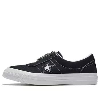 Кроссовки one star slip 'black' Converse, черный