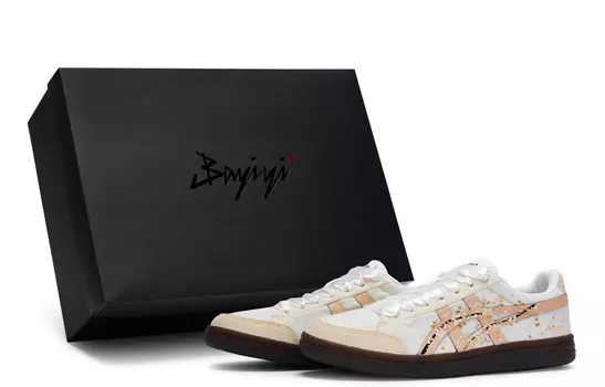 Кроссовки Onitsuka Tiger Advanti Skateboarding Shoes Unisex Low-top Orange, белый/оранжевый