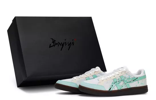 Кроссовки Onitsuka Tiger Advanti Skateboarding Shoes Unisex Low-top Cyan, белый/черный