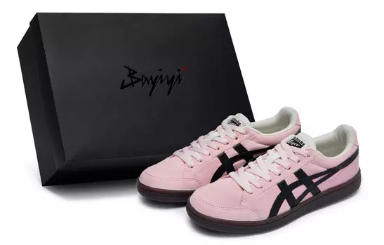 Кроссовки Onitsuka Tiger Advanti Skateboarding Shoes Unisex Low-top Pink/ Black, черный