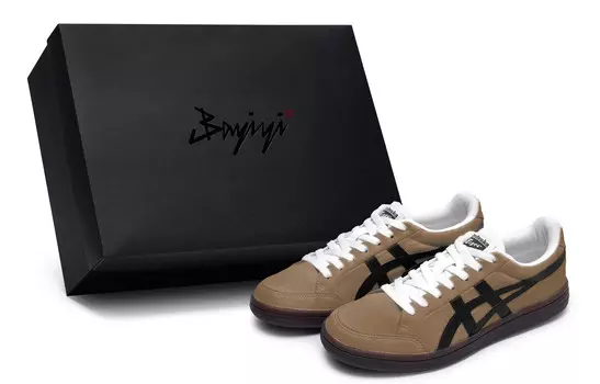 Кроссовки Onitsuka Tiger Advanti Skateboarding Shoes Unisex Low-top Black, коричневый/черный