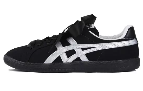 Кроссовки Onitsuka Tiger DD Trainer Skateboarding Shoes Unisex Low-top Black/silver/white, черный/серебряный