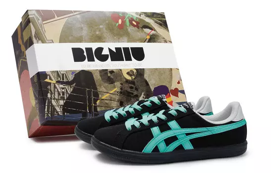 Кроссовки Onitsuka Tiger DD Trainer Skateboarding Shoes Unisex Low-top Tiffany, черный