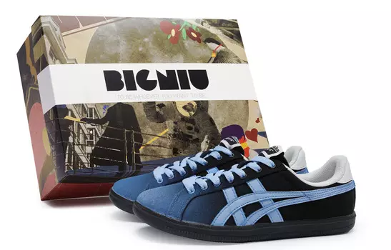 Кроссовки Onitsuka Tiger DD Trainer Skateboarding Shoes Unisex Low-top Blue, черный/синий