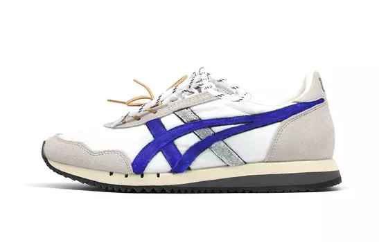 Кроссовки Onitsuka Tiger Dualio Lifestyle Shoes Unisex Low-top White/Gray, белый/серый