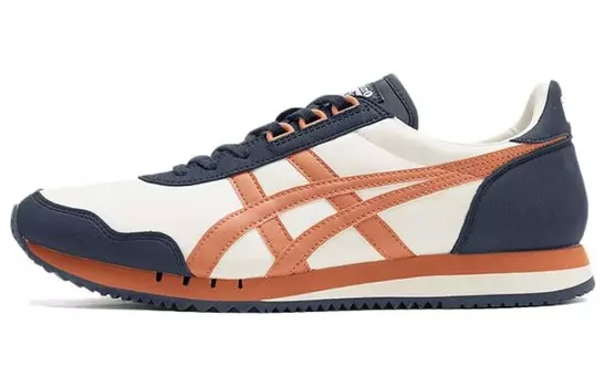 Кроссовки Onitsuka Tiger Dualio Marathon White Navy Orange, черный