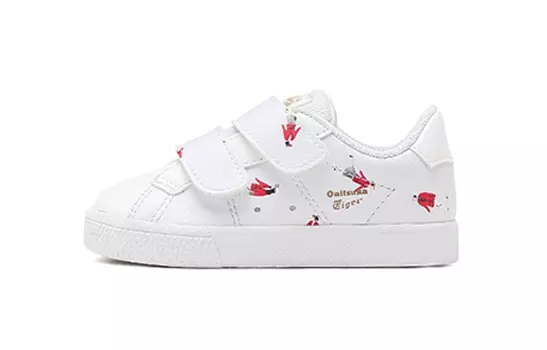 Кроссовки Onitsuka Tiger LawnShip Toddler Shoes TD Low-top White/Red