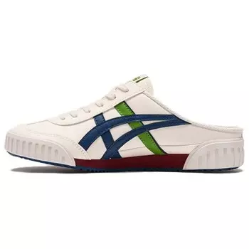 Кроссовки Onitsuka Tiger Machuation Sabot Lifestyle Shoes Unisex Low-top Beige/Blue, бежевый/синий