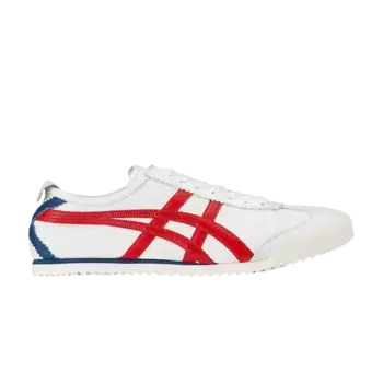 Кроссовки Onitsuka Tiger Mexico 66 Deluxe White Classic Red, белый