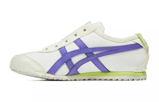 Кроссовки Onitsuka Tiger MEXICO 66 Kids Lifestyle Shoes Kids Low-top Beige/Blue, бежевый/синий