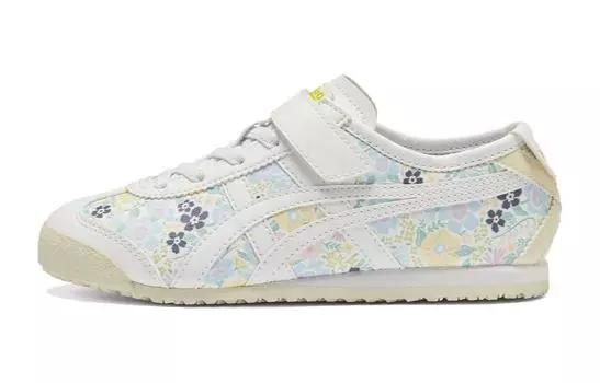Кроссовки Onitsuka Tiger MEXICO 66 Kids Lifestyle Shoes Kids Low-top White/Blue, белый/синий