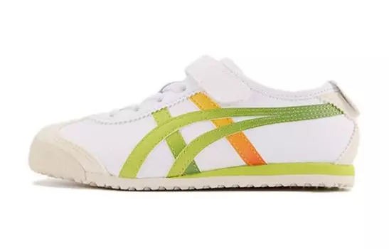 Кроссовки Onitsuka Tiger MEXICO 66 Kids Lifestyle Shoes Kids Low-top White/Green, зеленый