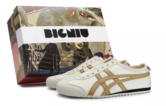 Кроссовки Onitsuka Tiger MEXICO 66 Lifestyle Shoes Unisex Low-top Brown, бежевый