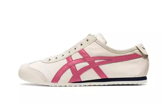 Кроссовки Onitsuka Tiger MEXICO 66 Lifestyle Shoes Unisex Low-top Pink/Beige, цвет Off White