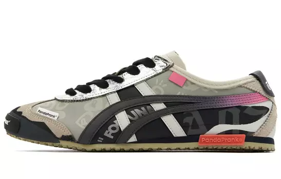 Кроссовки Onitsuka Tiger MEXICO 66 Lifestyle Shoes Unisex Low-top Black/grey/brown, черный