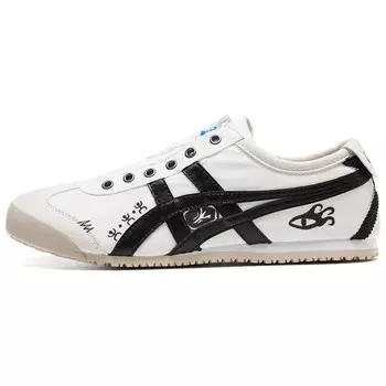 Кроссовки Onitsuka Tiger MEXICO 66 Lifestyle Shoes Unisex Low-top White/Black/Blue, белый