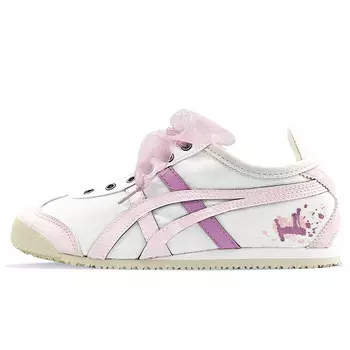 Кроссовки Onitsuka Tiger MEXICO 66 Lifestyle Shoes Unisex Low-top Pink, белый