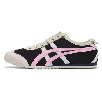 Кроссовки Onitsuka Tiger MEXICO 66 Lifestyle Shoes Unisex Low-top Black/pink, черный/розовый