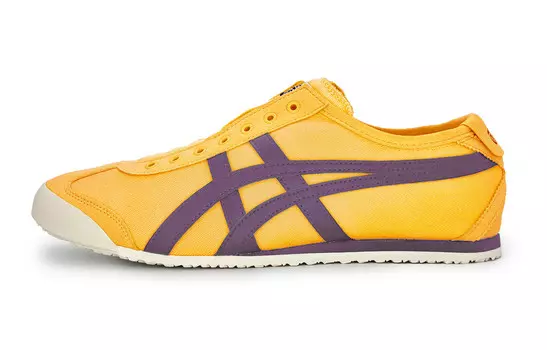Кроссовки Onitsuka Tiger MEXICO 66 Lifestyle Shoes Unisex Low-top Purple, желтый