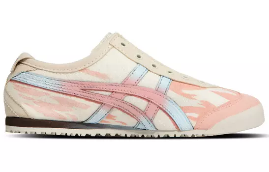 Кроссовки Onitsuka Tiger MEXICO 66 Lifestyle Shoes Unisex Low-top Beige/Pink, розовый