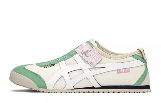 Кроссовки Onitsuka Tiger MEXICO 66 Lifestyle Shoes Unisex Low-top Silver/Green, зеленый