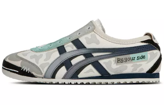 Кроссовки Onitsuka Tiger MEXICO 66 Lifestyle Shoes Unisex Low-top Brownish-green-black, черный