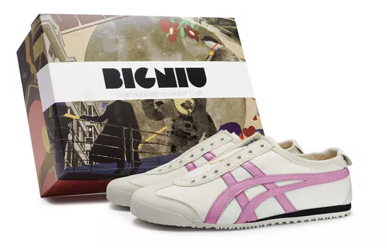 Кроссовки Onitsuka Tiger MEXICO 66 Lifestyle Shoes Unisex Low-top Light Pink, розовый