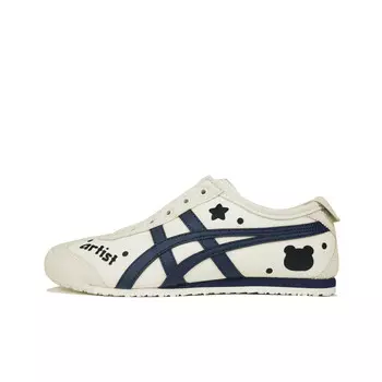 Кроссовки Onitsuka Tiger MEXICO 66 Lifestyle Shoes Unisex Low-top Black Beige, цвет Off White