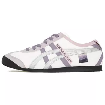 Кроссовки Onitsuka Tiger MEXICO 66 Lifestyle Shoes Unisex Low-top White/purple, фиолетовый
