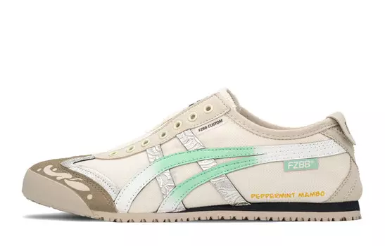 Кроссовки Onitsuka Tiger MEXICO 66 Lifestyle Shoes Unisex Low-top Grey/green, зеленый